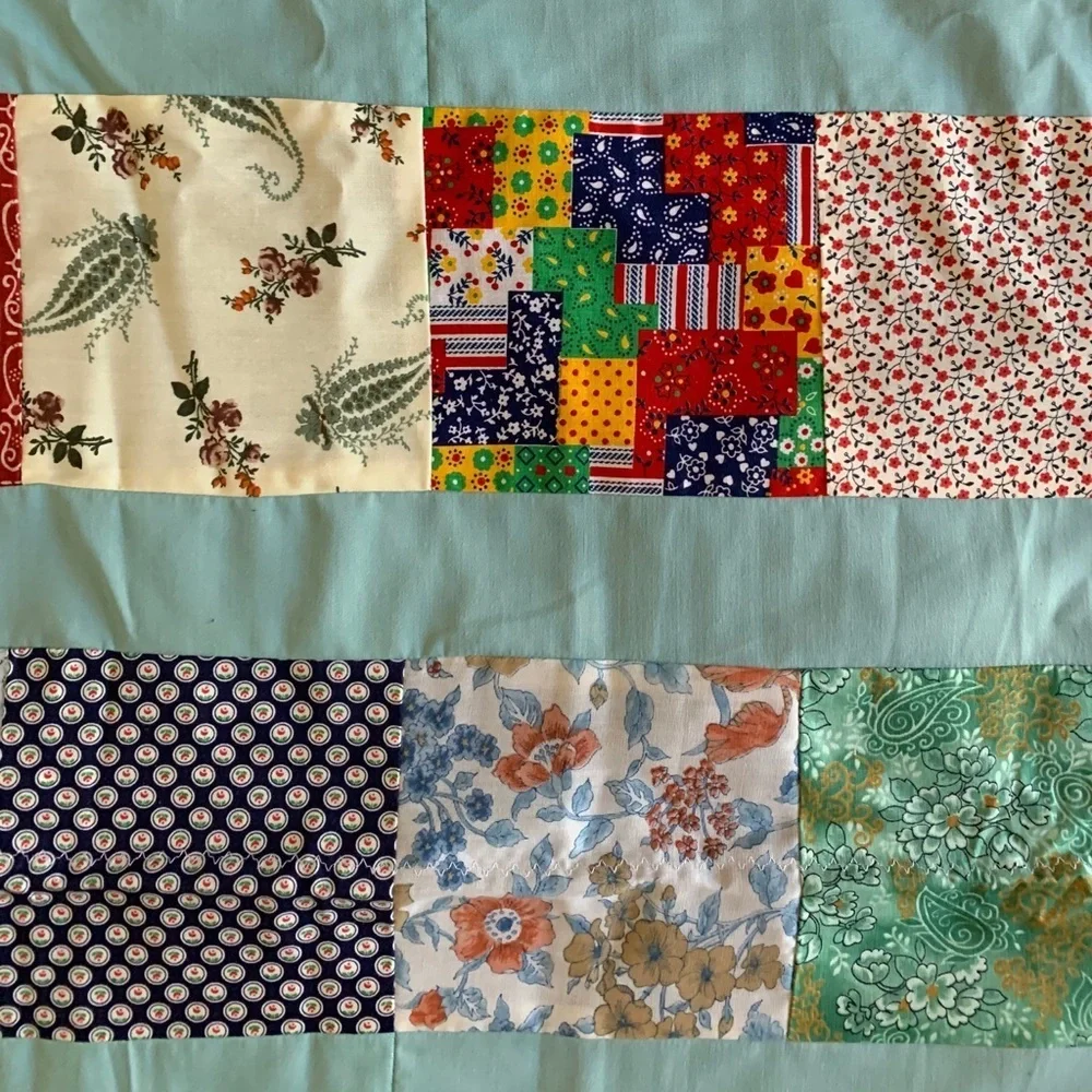 Quilt Patchwork Flowers Floral Paisley